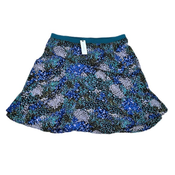 Anthropologie Maeve Cottage Floral Abstract Chiffon Skirt Women’s Sz L NWT $99 - Picture 7 of 14